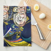 Personaliseer je liefde oneindig: ik hou van mijn  theedoek (Quarter Fold)