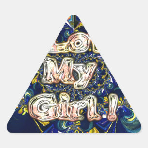 Personaliseer je oneindige liefde: Ik hou van mijn Sticker