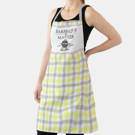 Personaliseer je passie voor Barbecue Meesterschap Schort (Insitu)