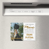 Personaliseer Jeremia 29:11 Afstudeerder Pet Schri Magneet (Insitu (Vaatwasser))