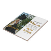 Personaliseer Jeremia 29:11 Afstudeerder Pet Schri Tegeltje (Zijkant)