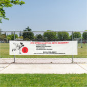 Personaliseer Jiu Jitsu Martial Arts School Busine Spandoek (Insitu)