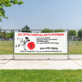 Personaliseer Jiu Jitsu Martial Arts School Busine Spandoek (Insitu)