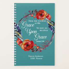 Personaliseer John 1:16 Grace Upon Grace 2022 Planner