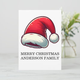 Personaliseer Jolly Brain Warmer-kerstkaart Bedankkaart