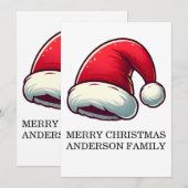 Personaliseer Jolly Brain Warmer-kerstkaart Bedankkaart (Voorkant / Achterkant)