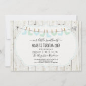 Personaliseer jongen Valentine Day First Birthday Kaart (Voorkant)