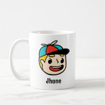 Personaliseer Jouw naam met een Funny Cartoon Face