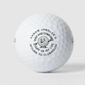 Personaliseer Jouw naam verloren en verwarde golfb Golfballen (Voorkant)