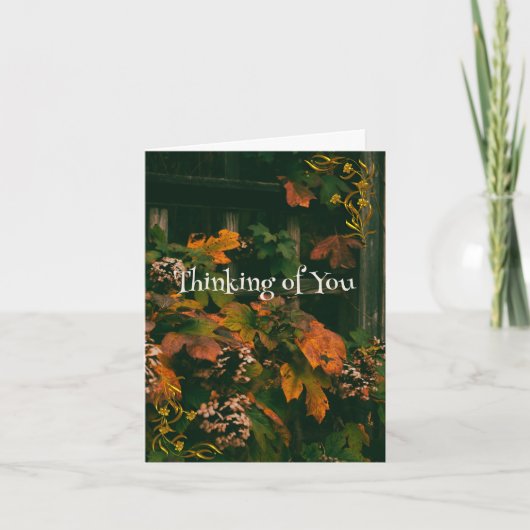 Personaliseer Kaart Denken aan u Bladerdak (Voorkant)