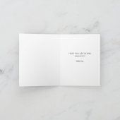 Personaliseer Kaart Denken aan u Bladerdak (Binnen)