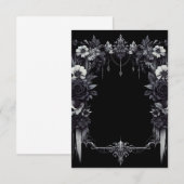 Personaliseer Kaart - Gotisch - Blank Sjabloon (Voorkant / Achterkant)