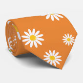 Personaliseer Kamille Bloemen Party Stropdas (Opgerold)