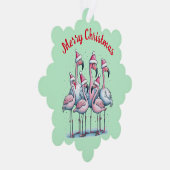 Personaliseer Kerst Kaart Ornament (Rechts)