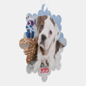 Personaliseer Kerst Kaart Ornament (Rechts)