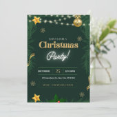 personaliseer Kerstfeest Kaart (Staand voorkant)