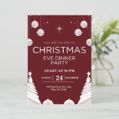personaliseer Kerstfeest Kaart (Staand voorkant)