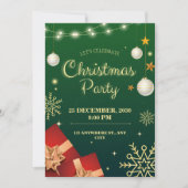 personaliseer kerstfeestje kaart (Voorkant)