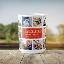 Personaliseer Kind Kindernaam Instagram Fotocollag