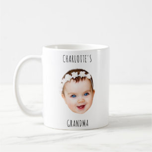 Personaliseer Kind voor Papa Mam Kerst Kleinkind Koffiemok