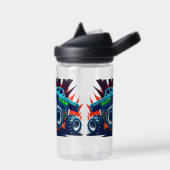 Personaliseer Kinder grote wielen Waterfles (Links)