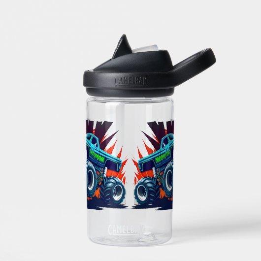 Personaliseer Kinder grote wielen Waterfles (Links)