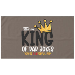 Personaliseer King of Dad grappen Tafelkleed