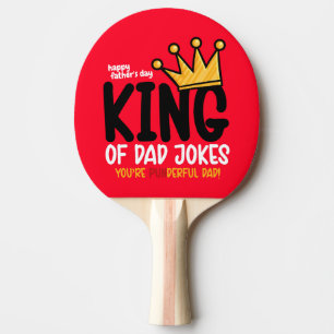 Personaliseer King of Dad grappen Tafeltennisbatje