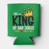 Personaliseer King of Dad Jokes Waterfles Blikjeskoeler (Voorkant)