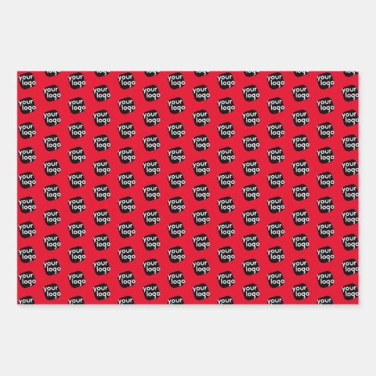 Personaliseer Kleur Uw Logo Hier Productverpakking Inpakpapier Vel (Voorkant)