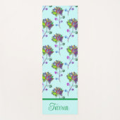 Personaliseer kleurrijke lotusbloemen yogamat (Voorkant)