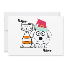 Personaliseer Knuffelkat en Honden Beste Vrienden 