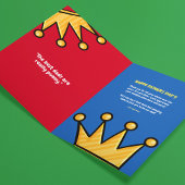 Personaliseer Koning van Vadergrappen Kaart