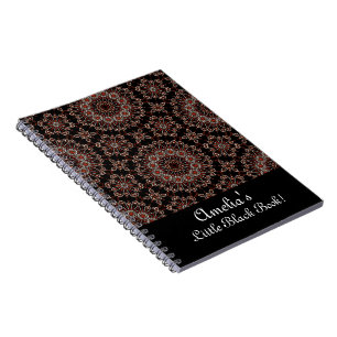Personaliseer koperen en Rozen gouden Mandala Dot  Notitieboek