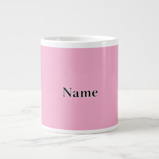 Personaliseer Kostbaar Roze Personaliseer met Naam Grote Koffiekop