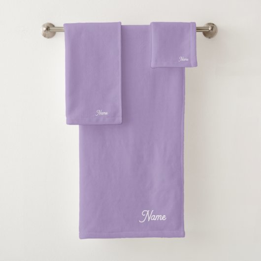 Personaliseer Lavendel Cadeau Persoonlijk      Bad Handdoek (Insitu)