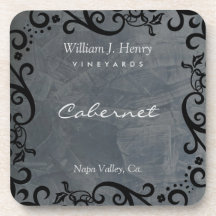 Personaliseer Leisteen en Zwarte Rol Wijn