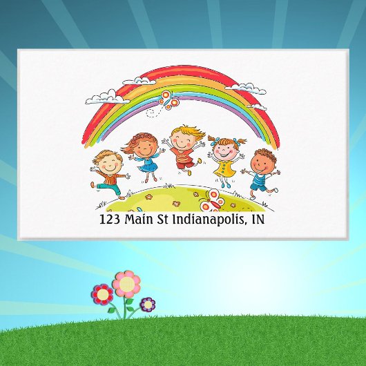 Personaliseer leraar kleuter overdag visitekaartje