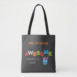 Personaliseer leraren en geef leraar een lesdag tote bag