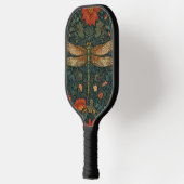 Personaliseer libel sinaasappel bloemenboho chic pickleball paddle (Links)