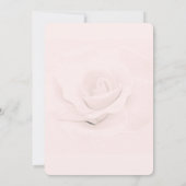 PERSONALISEER: Lichte Roze Bruiloft Kaart (Achterkant)