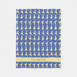 Personaliseer Little Yellow Duck Schattigee Baby K Fleece Deken