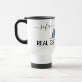 Personaliseer Logo Vastgoedmakelaar Kleine Bedrijv Reisbeker (Links)