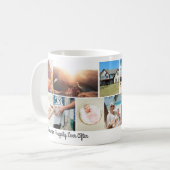 Personaliseer Love Laughter Happily Ever After Koffiemok (Voorkant links)