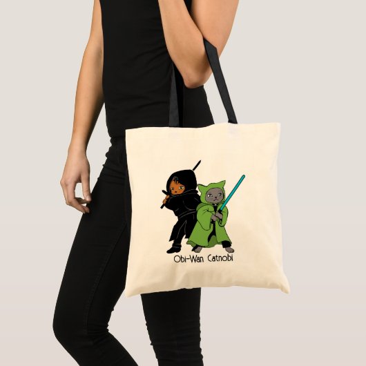 Personaliseer Luke en Catnobi Tote Bag (Voorkant (product))