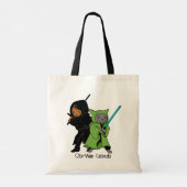 Personaliseer Luke en Catnobi Tote Bag (Achterkant)