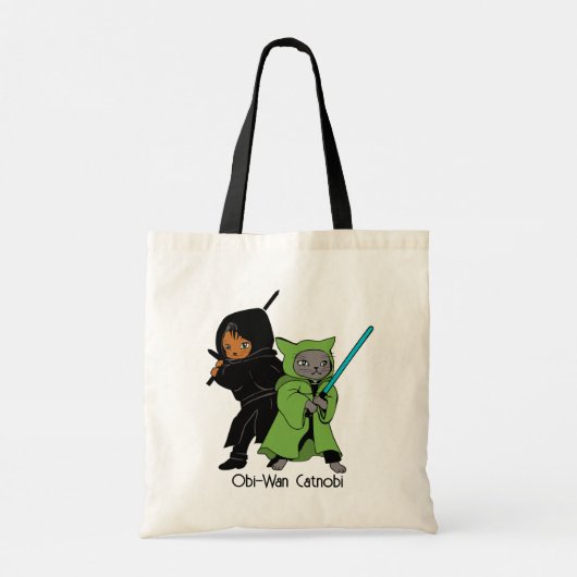 Personaliseer Luke en Catnobi Tote Bag (Achterkant)