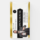Personaliseer makelaar Open Huis Gedetailleerd Spandoek (Verticaal)