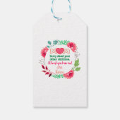Personaliseer mam sorry over je andere kinderen cadeaulabel (Achterkant)