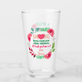Personaliseer mam sorry over je andere kinderen glas (Voorkant)